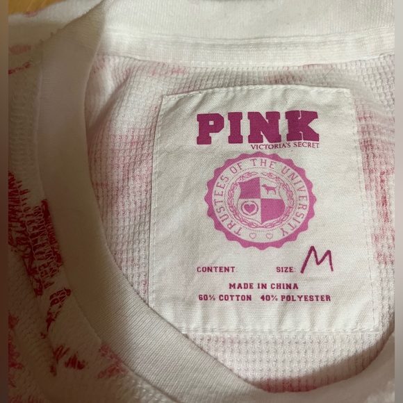 PINK Victoria’s Secret, NWT I Only Sleep In Pink Thermals 💖 - Picture 6 of 11